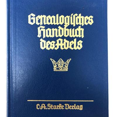 Genealogisches Handbuch Des Adeles & Adelslexikon.
