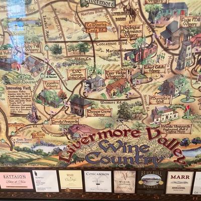 Livermore Valley Wine County Map