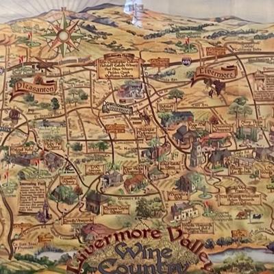 Livermore Valley Wine County Map
