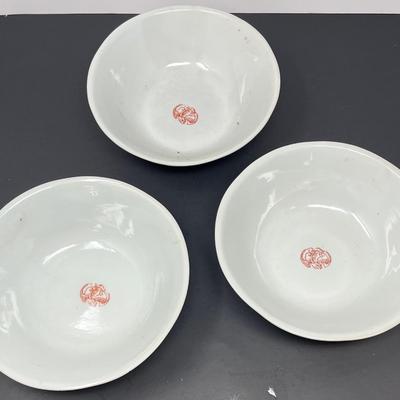 Antique/ Vintage Three Asian plates