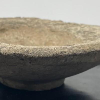 Pre-Colombian Low Stone Bowl