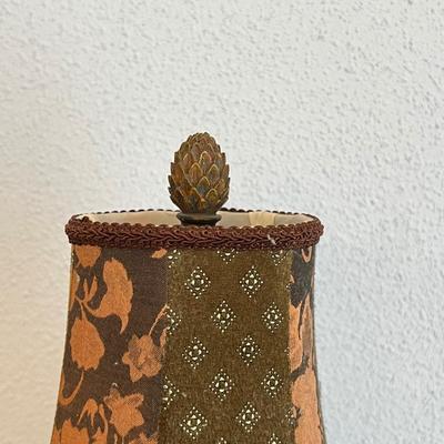 Pair (2) Feathered Table Lamps