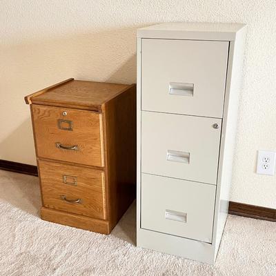 Pair (2) Filing Cabinets ~ *Read Details