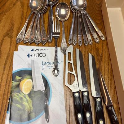 K102- Cutco knives, spoons