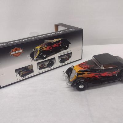 Harley-Davidson 1933 Ford Roadster Die Cast Street Rod with Box (#3)