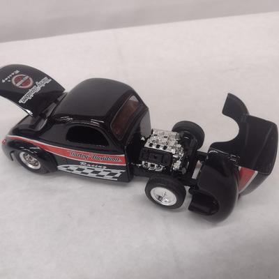 Harley-Davidson 1941 Willys Coupe Die Cast Street Rod with Box (#4)