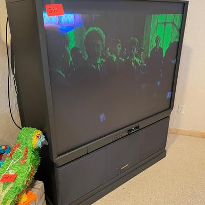 Vintage large screen TV