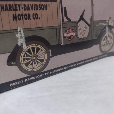 Harley-Davidson 1916 Studebaker Pickup Die Cast Coin Bank with Box (#13)
