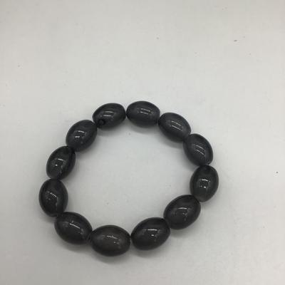 Gray beaded bracelet