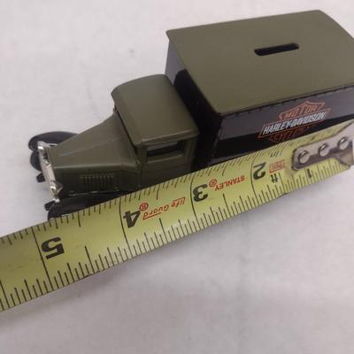 Harley-Davidson 1930 Chevy Delivery Truck Die Cast Coin Bank with Box (#17)