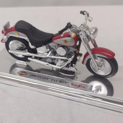 Harley-Davidson 1999 FLSTF Fat Boy Motorcycle Die with Box (#19)