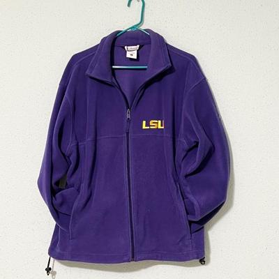 LSU ~ Large Columbia Zip Up Jacket