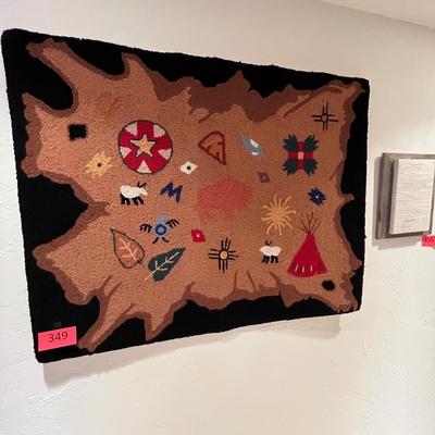 Southwestern rug wall hanging