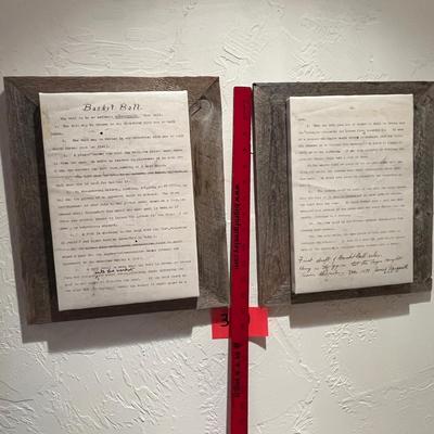 Vintage 2 page letter