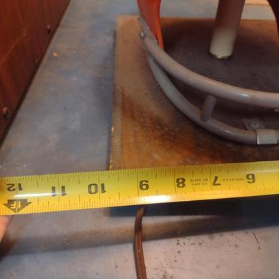 Clemson Tigers Helmet Lamp on Wooden Base