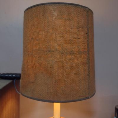 Clemson Tigers Helmet Lamp on Wooden Base