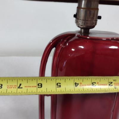 Pair of Glazed Ceramic Lamps with Shades