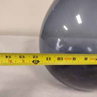 Large, Blown Glass Floor Vase- Approx 15" Tall