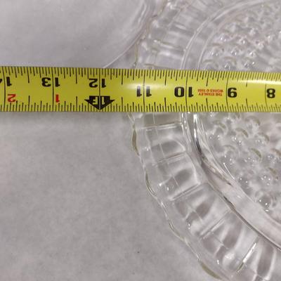 Footed Glass Cake Plate with Glass Dome