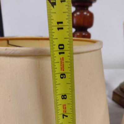 Pair of Lamps with Three Assorted Shades