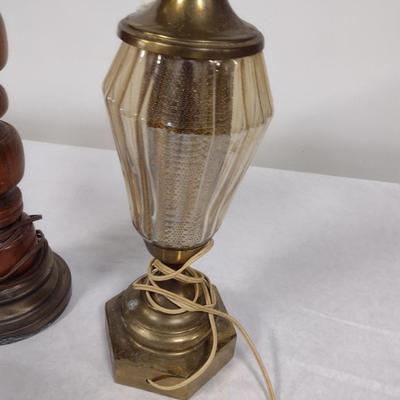 Pair of Lamps with Three Assorted Shades