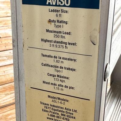 HUSKY ~ 6 Ft Aluminum Ladder