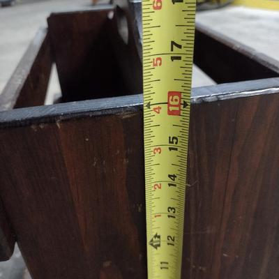 Wooden Magazine Rack