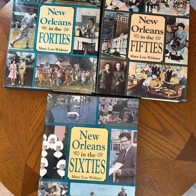New Orleans ~ Trio (3) Book Collection of the Forties, Fifties & Sixties