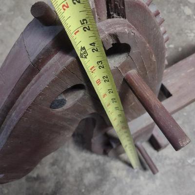 Antique Child's Hand-Crafted Wood Hobby Horse