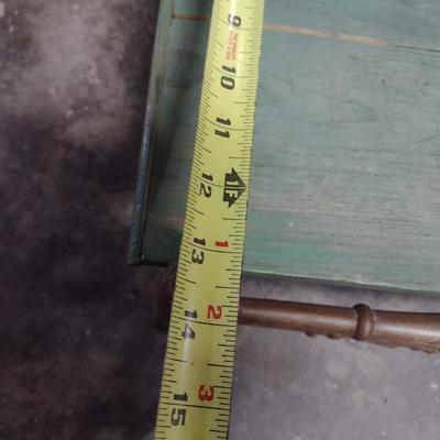 Antique Small Spindle Wood Porch Chair