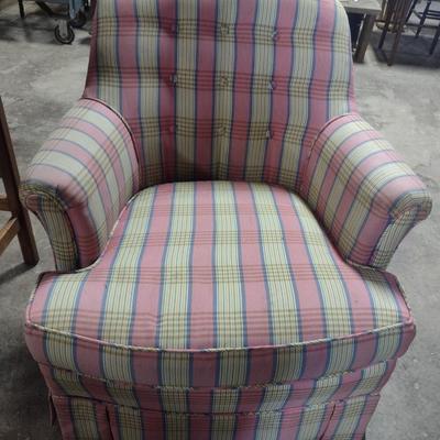 Upholstered Stationary Sitting Chair