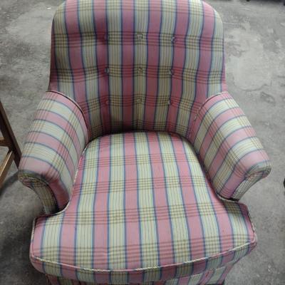 Upholstered Stationary Sitting Chair