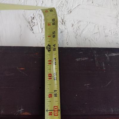 Antique Solid Wood Panel Door with Glass Light and Folk Art Bird and Wrought Iron Accent