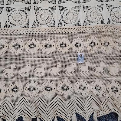 Antique Crocheted Bed Spread
