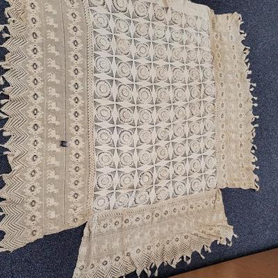 Antique Crocheted Bed Spread