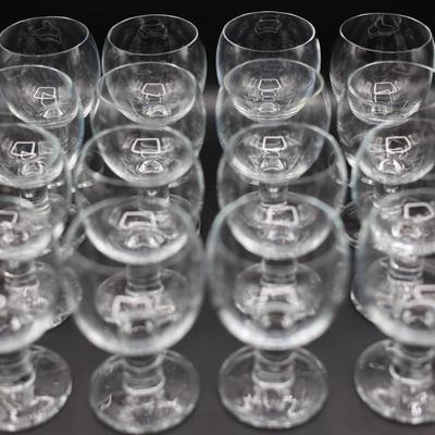 Crate and Barrel Viva Wine Glasses - Set of Sixteen (16)