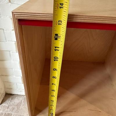 Simple Wood Goods Storage Cubes - Birch (2)