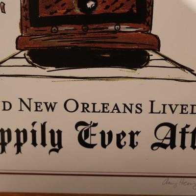 Signed & Numbered - New Orleans Saints Super Bowl Champions Prints
