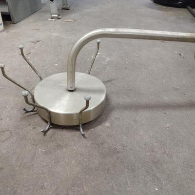 Vintage Mid-Century Industrial Wall Mount Spinning Coat Rack