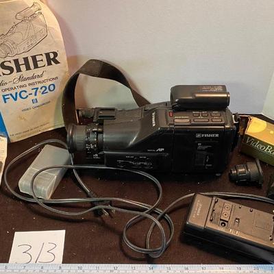 Vintage Fisher 8mm Camcorder