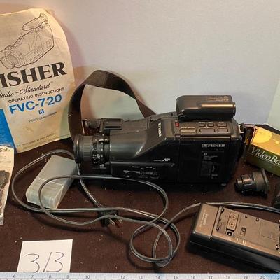 Vintage Fisher 8mm Camcorder