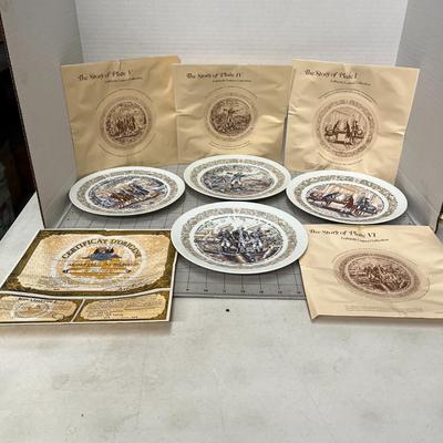 Lafayette Legacy Collection Plates of 4 with Darceaul Fils