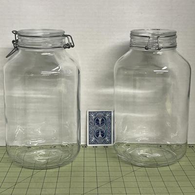 2 - One Gallon Fida Glass Jar
