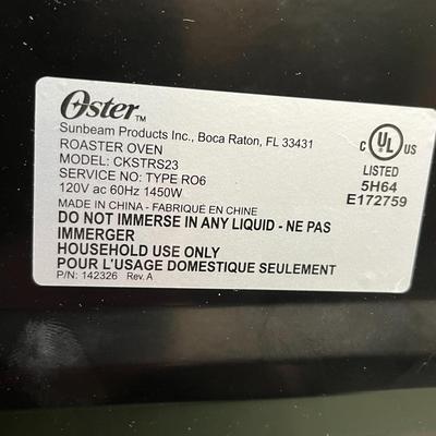 Oster Roaster Oven