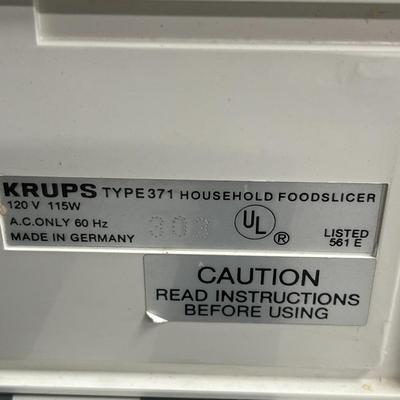 KRUPS Type 371 Food Slicer