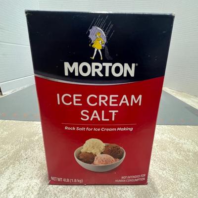 Cuisinart Yogurt Ice Cream Sorbet Maker & Morton Ice Cream Salt