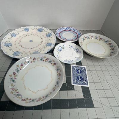 Set of 3 Plates & 2 Bowl