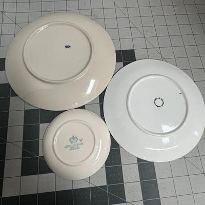 5 Set of Printed Decorative Plates
