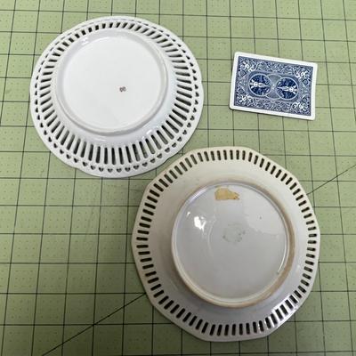 Various Printed Plates Set of 4