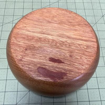 Hand crafted Sapele wooden bowl With Rilakkuma Plate and Bowl